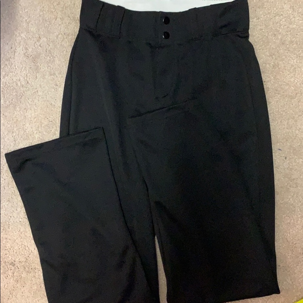 *NEVER WORN* Adult small black baseball pants
